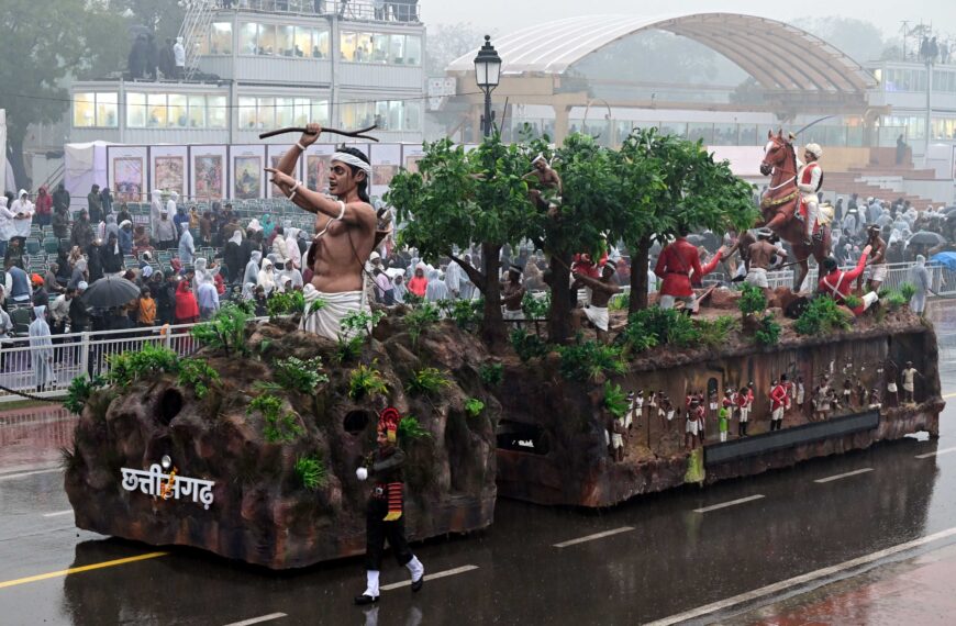 फुल ड्रेस रिहर्सल में छत्तीसगढ़ की झांकी ने दिखाई जनजातीय संस्कृति की जीवंत झलक