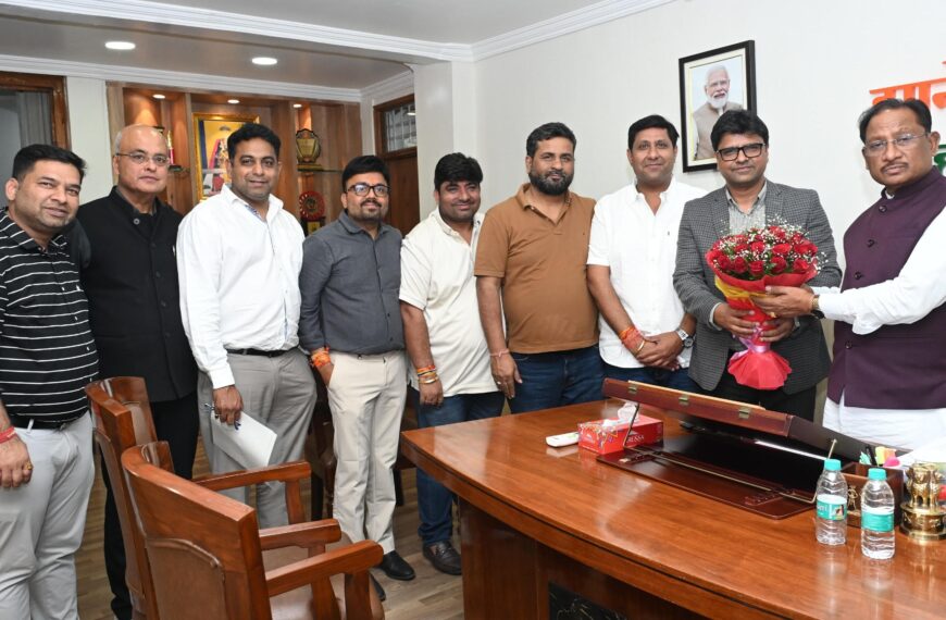 मुख्यमंत्री साय से क्रेडाई और रियल एस्टेट के प्रतिनिधिमंडल ने की सौजन्य मुलाकातP