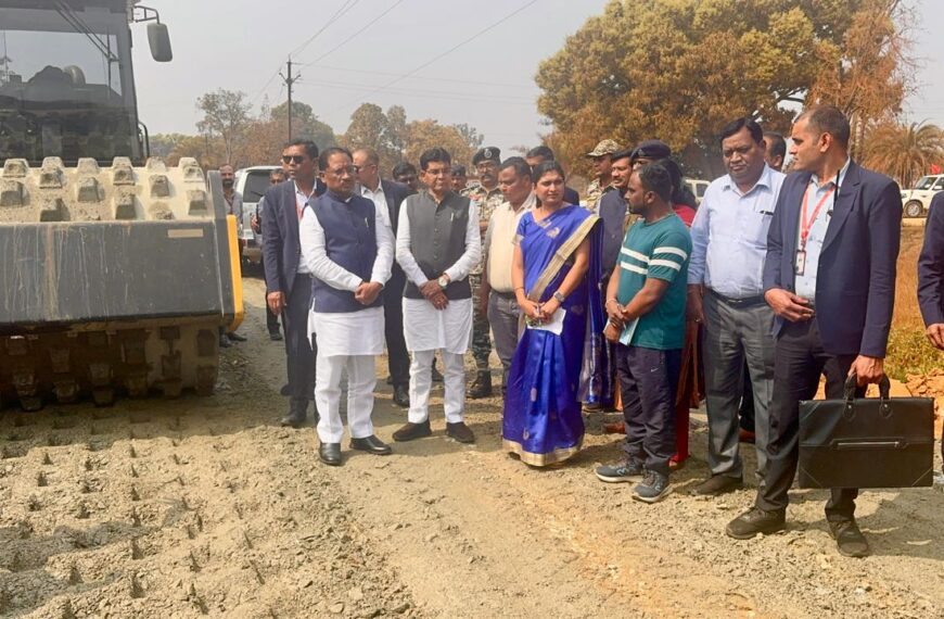 सड़क निर्माण कार्य गुणवत्ता युक्त और समय-सीमा में करें पूरा- मुख्यमंत्री विष्णुदेव साय