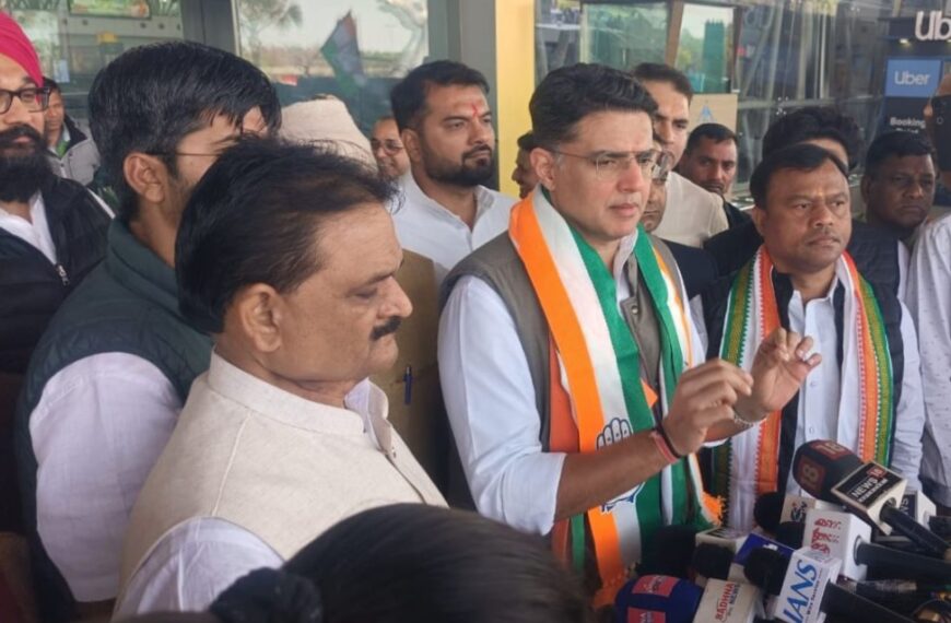 सचिन पायलट का केंद्र सरकार पर हमला, कहा– घमंड में डूबी BJP ने बदली महात्मा गांधी के नाम की योजना, ग्राम पंचायतों से छीने गए अधिकार