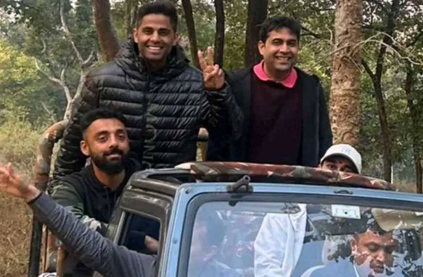 भारतीय क्रिकेट टीम के खिलाड़ियों का जंगल भ्रमण, बार नवापारा अभयारण्य में वन्य जीवन का निकट से किया अनुभव…