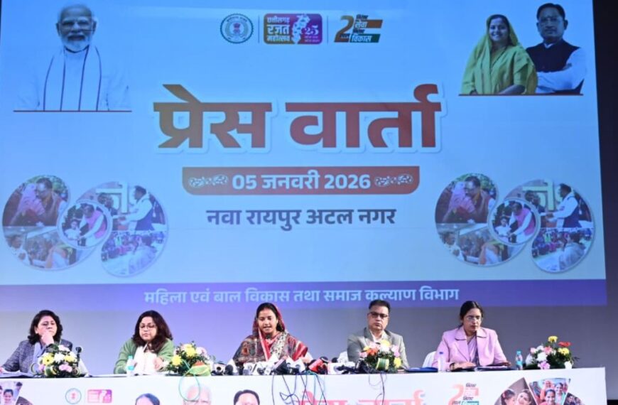 मंत्री लक्ष्मी राजवाड़े ने गिनाईं अपने विभागों की दो वर्षों की उपलब्धियां