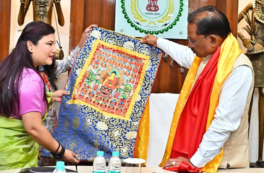 धन-धान्य से पुष्पित-पल्लवित धरा को सुंदर, समृद्ध, सुरक्षित और विकसित बनाने के लिए संकल्पित होकर काम कर रही हमारी सरकार : मुख्यमंत्री विष्णुदेव साय