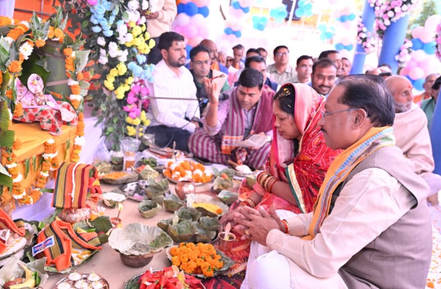 मुख्यमंत्री विष्णुदेव साय का जन्मदिवस उनके गृहग्राम बगिया में धूमधाम, उत्साह और आत्मीयता के साथ मनाया गया