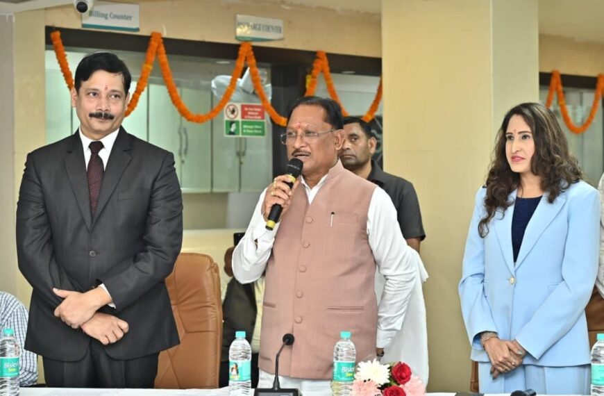 छत्तीसगढ़ में स्वास्थ्य सुविधाओं का विस्तार राज्य की प्रगति और सशक्त होते आधारभूत ढांचे का प्रमाण : मुख्यमंत्री साय
