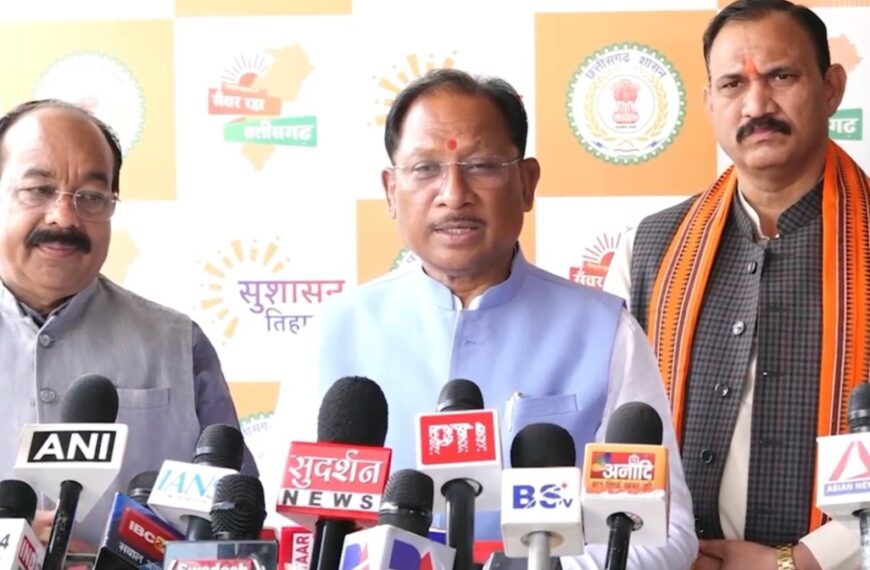 CM साय आज दो जिलों का करेंगे दौरा : दुर्ग में करेंगे महत्वपूर्ण बैठक, जगदलपुर में जनजातीय गौरव वाटिका के लोकार्पण में होंगे शामिल…