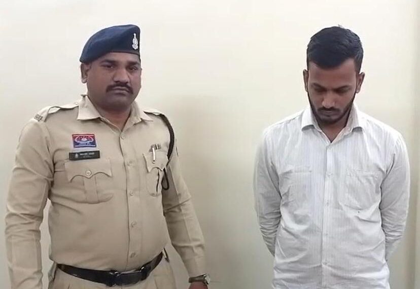 अवैध हथियार लेकर घूम रहा था युवक, पुलिस ने किया गिरफ्तार, पिस्टल-मैगजीन की गई बरामद