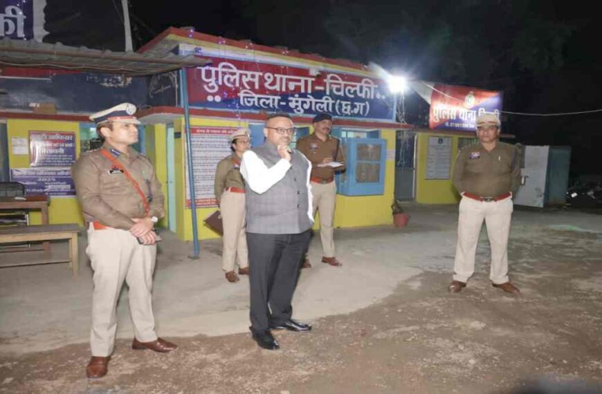 आईजी रामगोपाल गर्ग आधी रात पहुंचे चिल्फी बॉर्डर, अवैध गतिविधियों पर निगरानी और कार्रवाई के दिए निर्देश