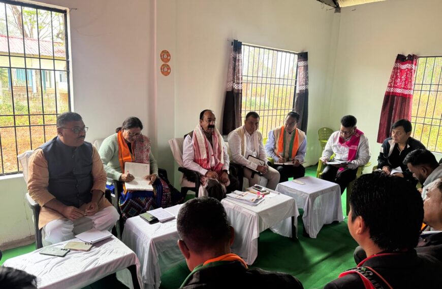 पीएम मोदी के मार्गदर्शन और सीएम हिमंत बिस्वा सरमा के नेतृत्व में तीसरी बार भाजपा सरकार बनाने का संकल्प : डिप्टी सीएम अरुण साव