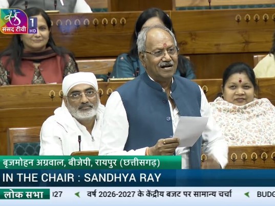 पर्यावरण संरक्षण को लेकर संसद में बृजमोहन अग्रवाल की सक्रियता, ग्रीन क्रेडिट योजना से छत्तीसगढ़ को मिलेगा लाभ