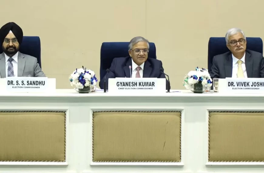 पांच राज्यों में विधानसभा चुनाव की तारीखें घोषित, अप्रैल में मतदान और 4 मई को परिणाम