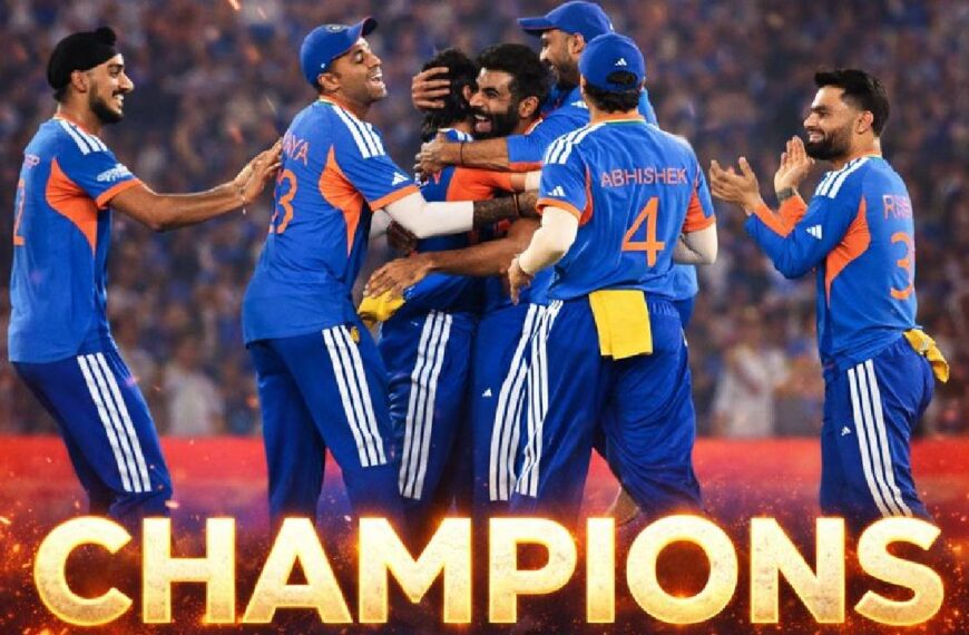 नरेंद्र मोदी स्टेडियम में भारत का जलवा, न्यूजीलैंड को हराकर बना टी20 वर्ल्ड कप 2026 का चैंपियन